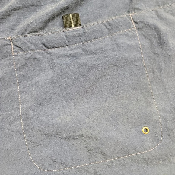 Nike Shorts Mens Large Blue Swim Trunks Lined Drawstring Spellout Logo Vintage - Picture 7 of 16